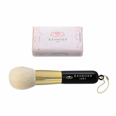 BKこだわりの洗顔ブラシ（毛質：山羊）＆石鹸セット